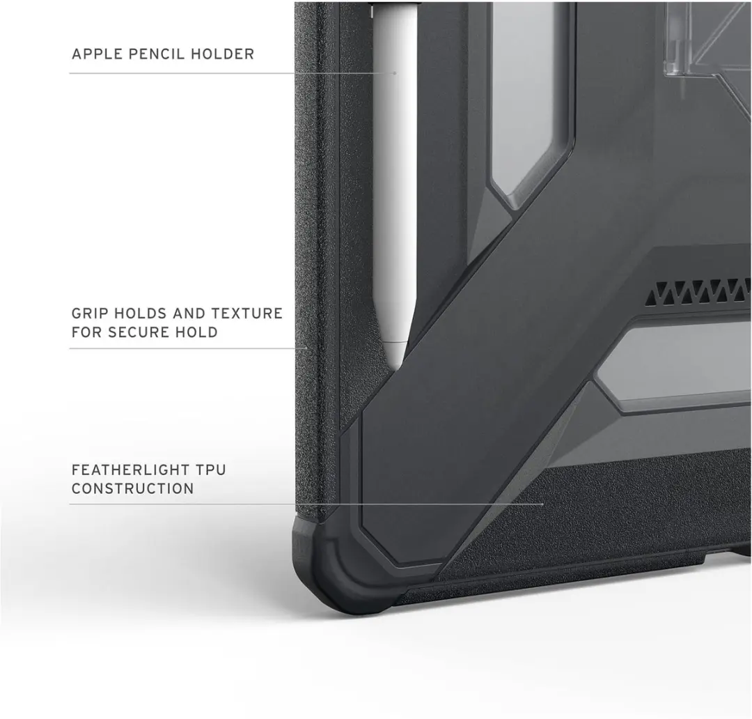 Urban Armor Gear Scout Plus Backcover iPad Air 13 124494113131 - Grijs - afbeelding 3 van 6