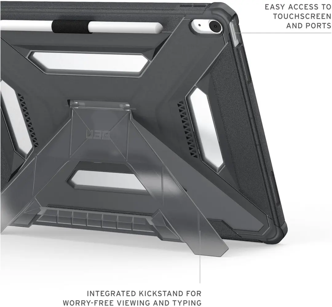 Urban Armor Gear Scout Plus Backcover iPad Air 13 124494113131 - Grijs - afbeelding 2 van 6