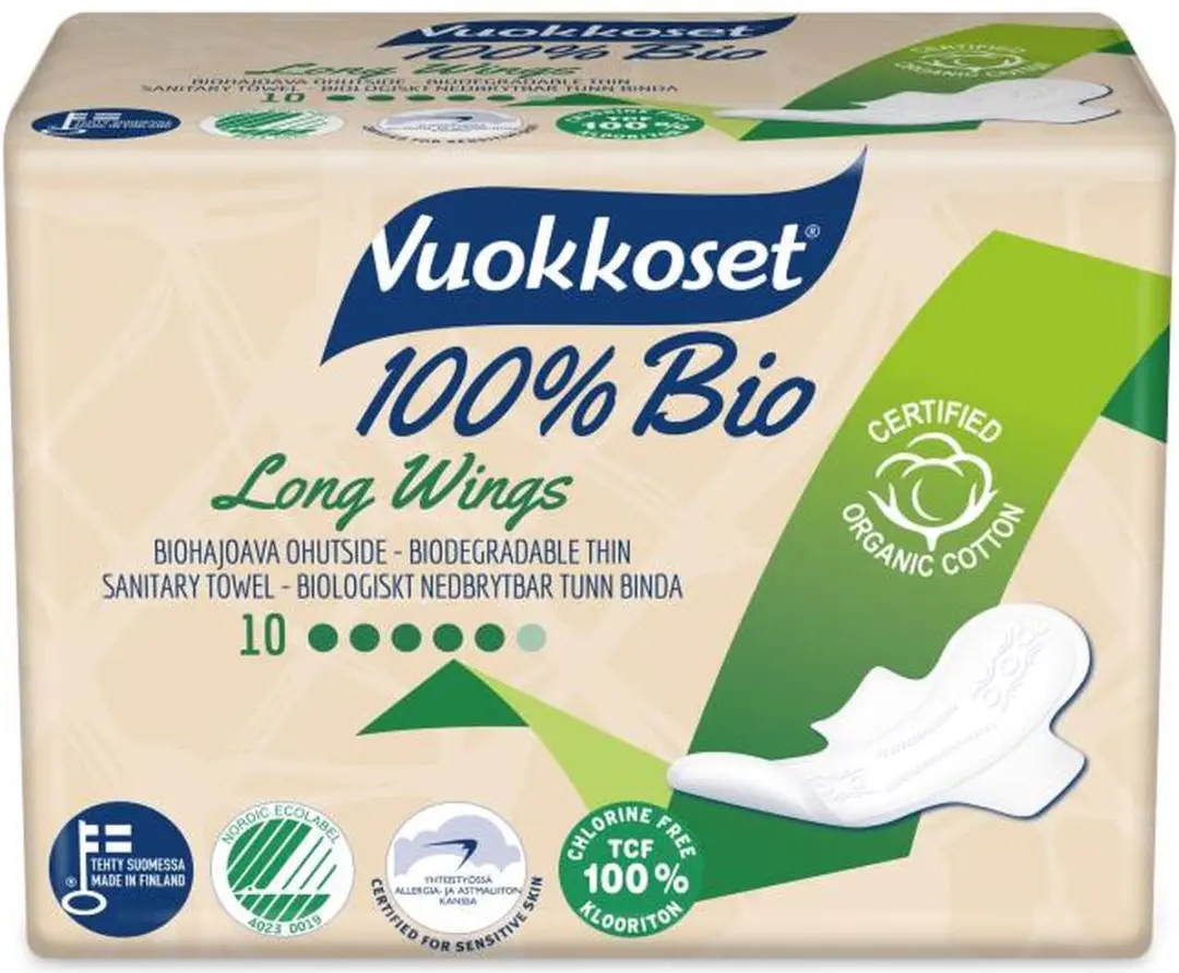 Vuokkoset Extra Lang Maandverband