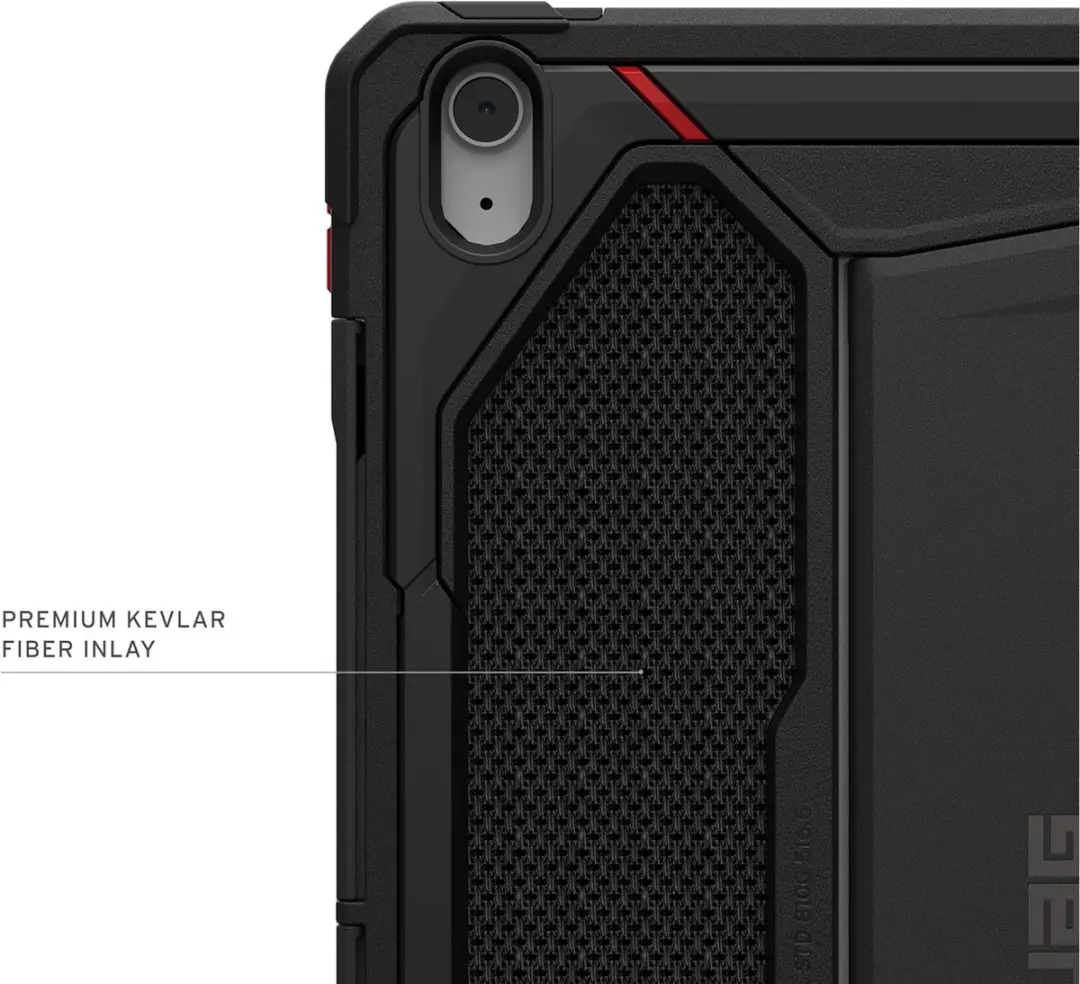 Urban Armor Gear Monarch 124508113940 Backcover - iPad Air 13 Zwart - afbeelding 2 van 6