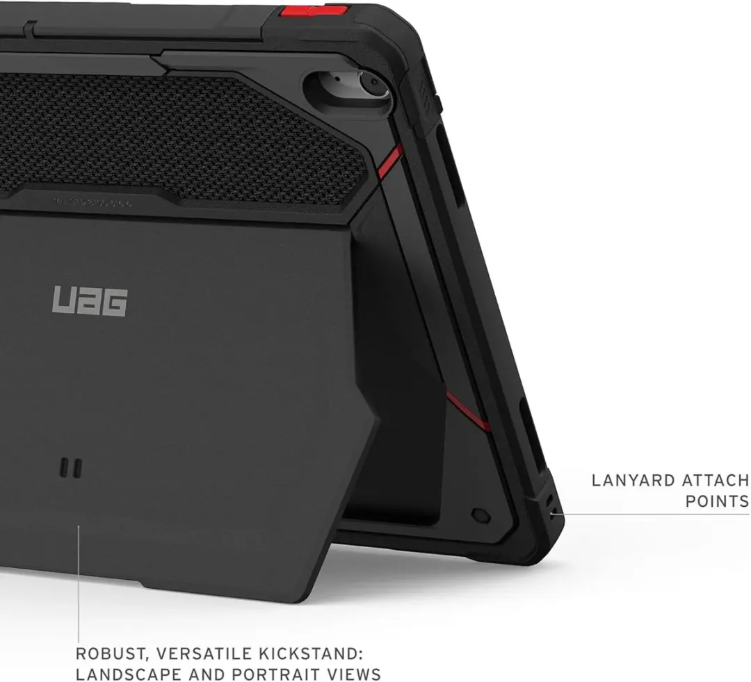 Urban Armor Gear Monarch 124508113940 Backcover - iPad Air 13 Zwart - afbeelding 3 van 6