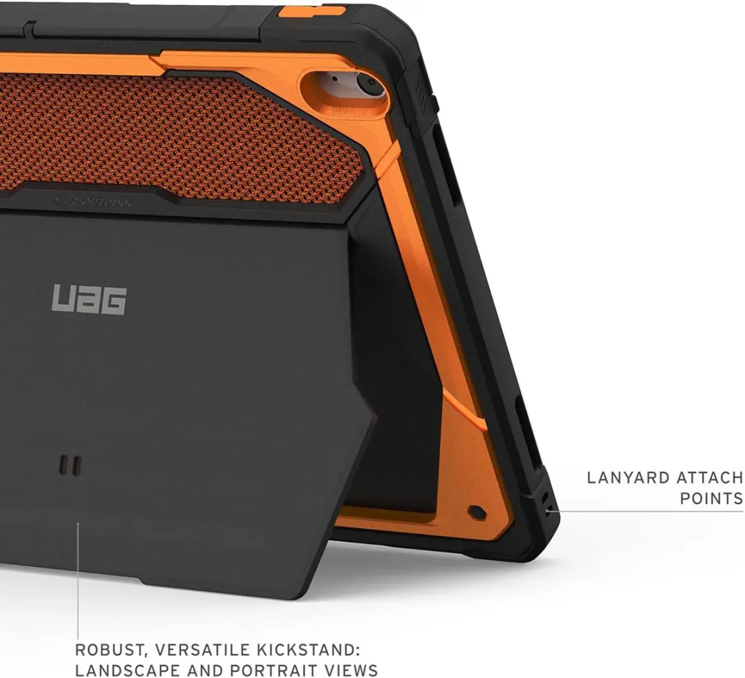 Urban Armor Gear Monarch 124508113997 Backcover - iPad Air 13" Oranje - afbeelding 3 van 6