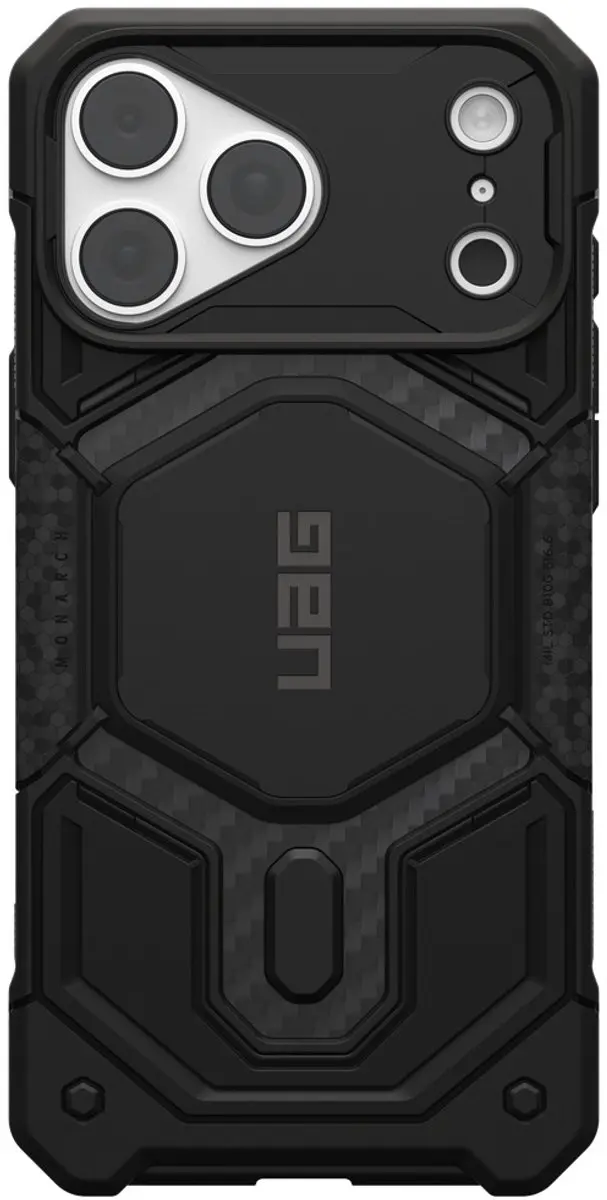 Urban Armor Gear Monarch Pro Backcover 114568114242 - iPhone 18/17 Pro Max - Zwart - afbeelding 2 van 5