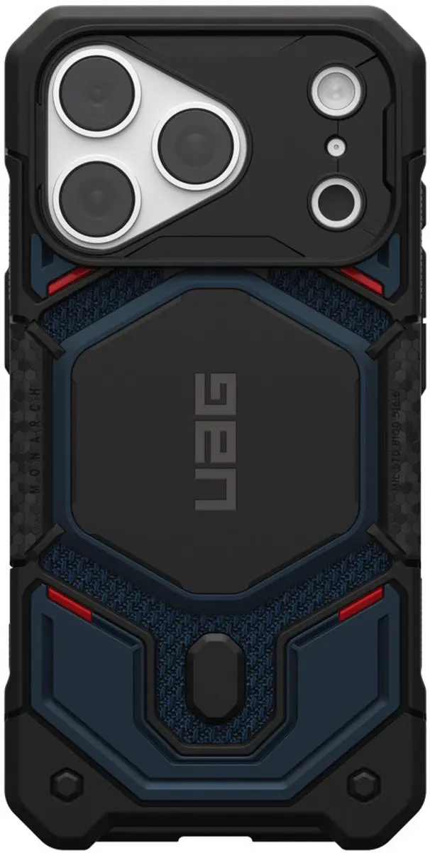 Urban Armor Gear Monarch Pro Backcover 114569113955 - iPhone 18/17 Pro - Donkerblauw - afbeelding 2 van 5