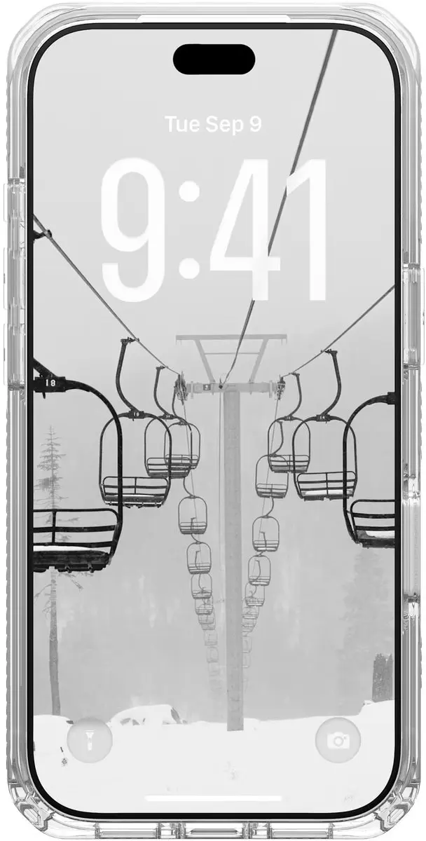 Urban Armor Gear Plyo Backcover iPhone 18/17 Pro Max - Ice - 11459011433B - afbeelding 2 van 6