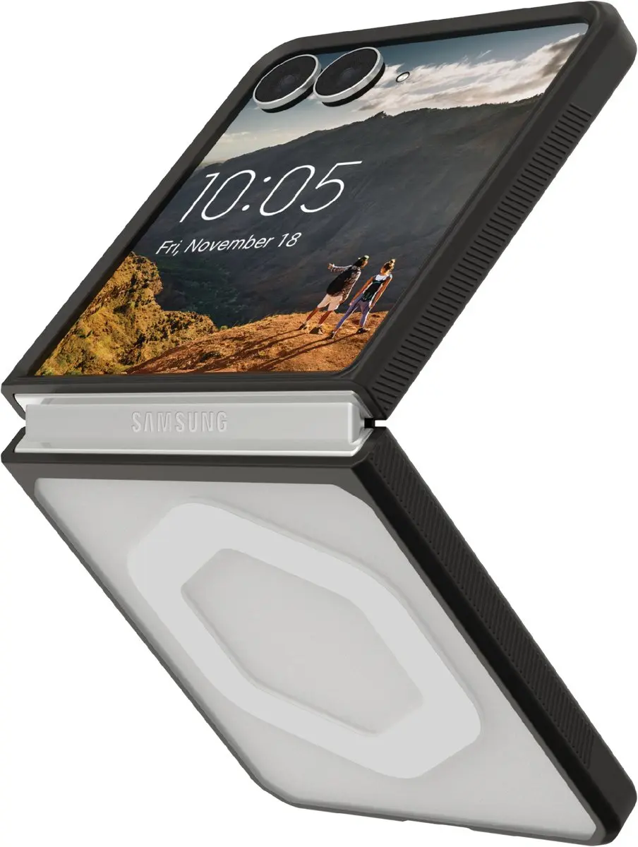Urban Armor Gear Mouve Magnetic Backcover 214561114343 - Samsung Galaxy Z Flip8 - Grijs - afbeelding 2 van 6