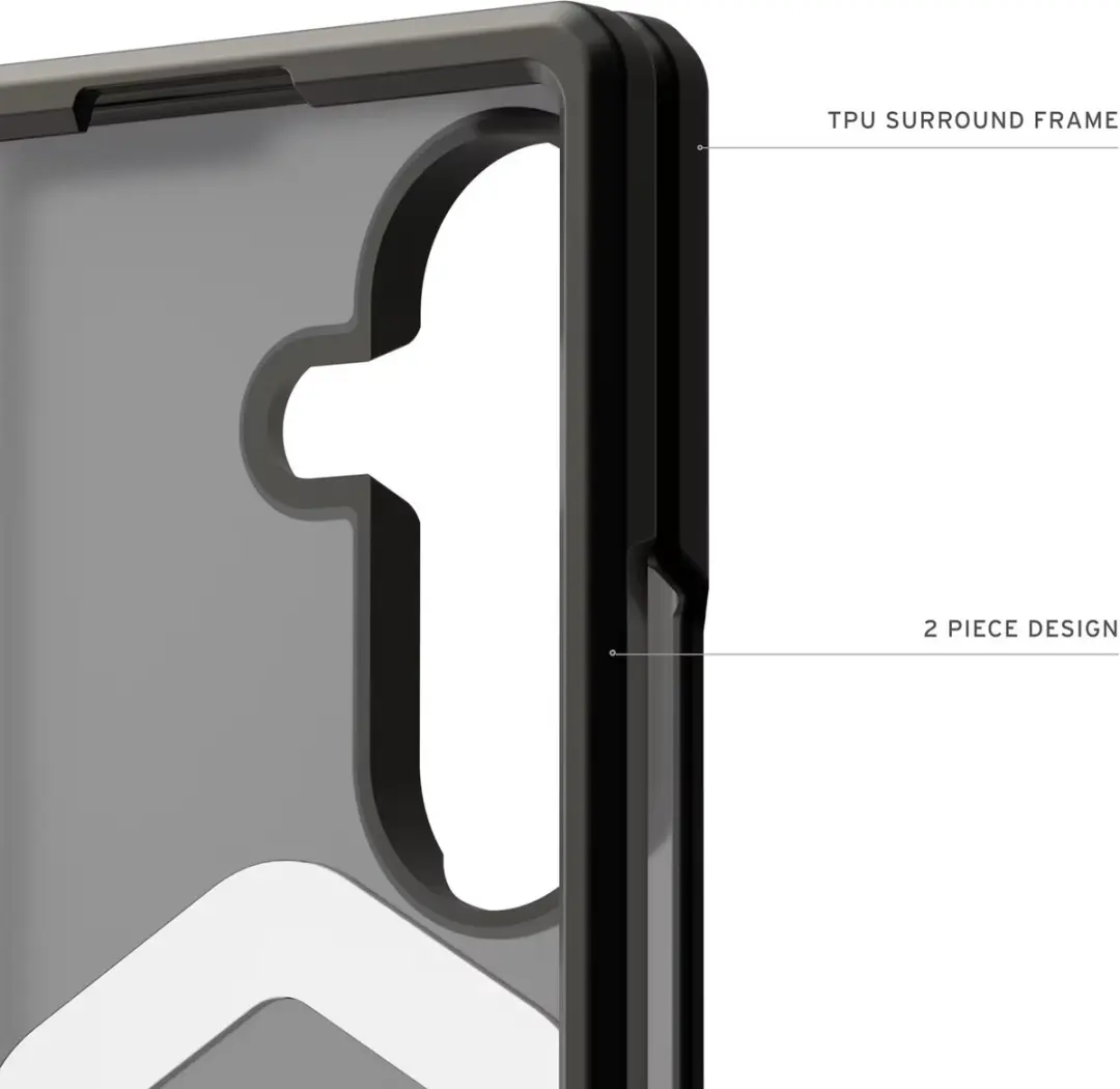 Urban Armor Gear Mouve Backcover Z Fold8 Ultra - Ash - MagSafe - afbeelding 5 van 6