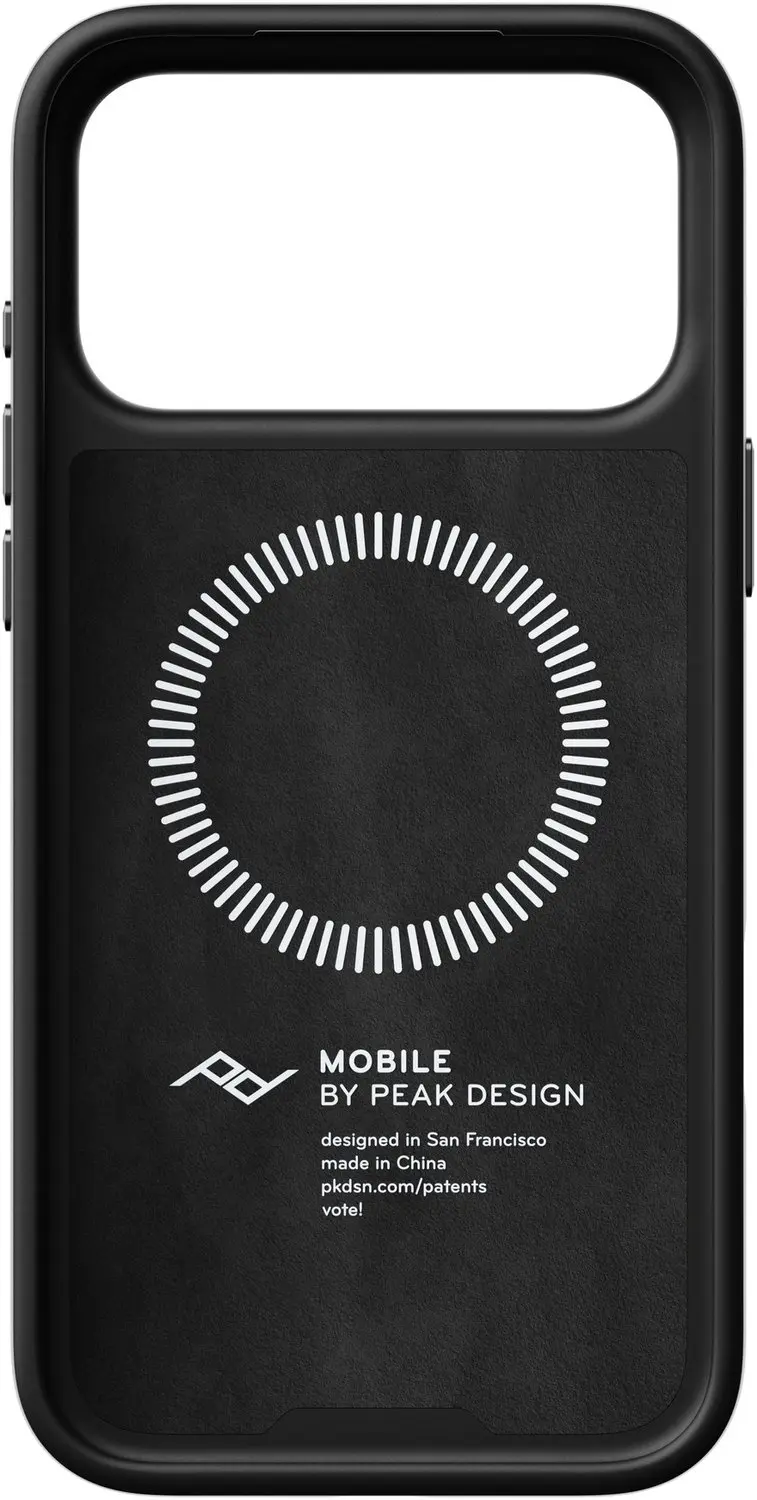 Peak Design Slimlink Hoesje iPhone 18 Pro Max - Zwart Leer - afbeelding 2 van 2