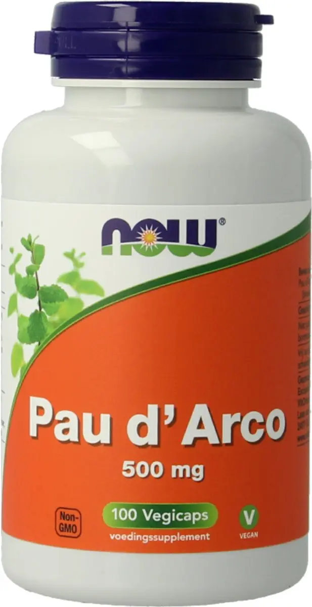 Now Pau D'Arco 500mg - 100 Capsules - afbeelding 2 van 6