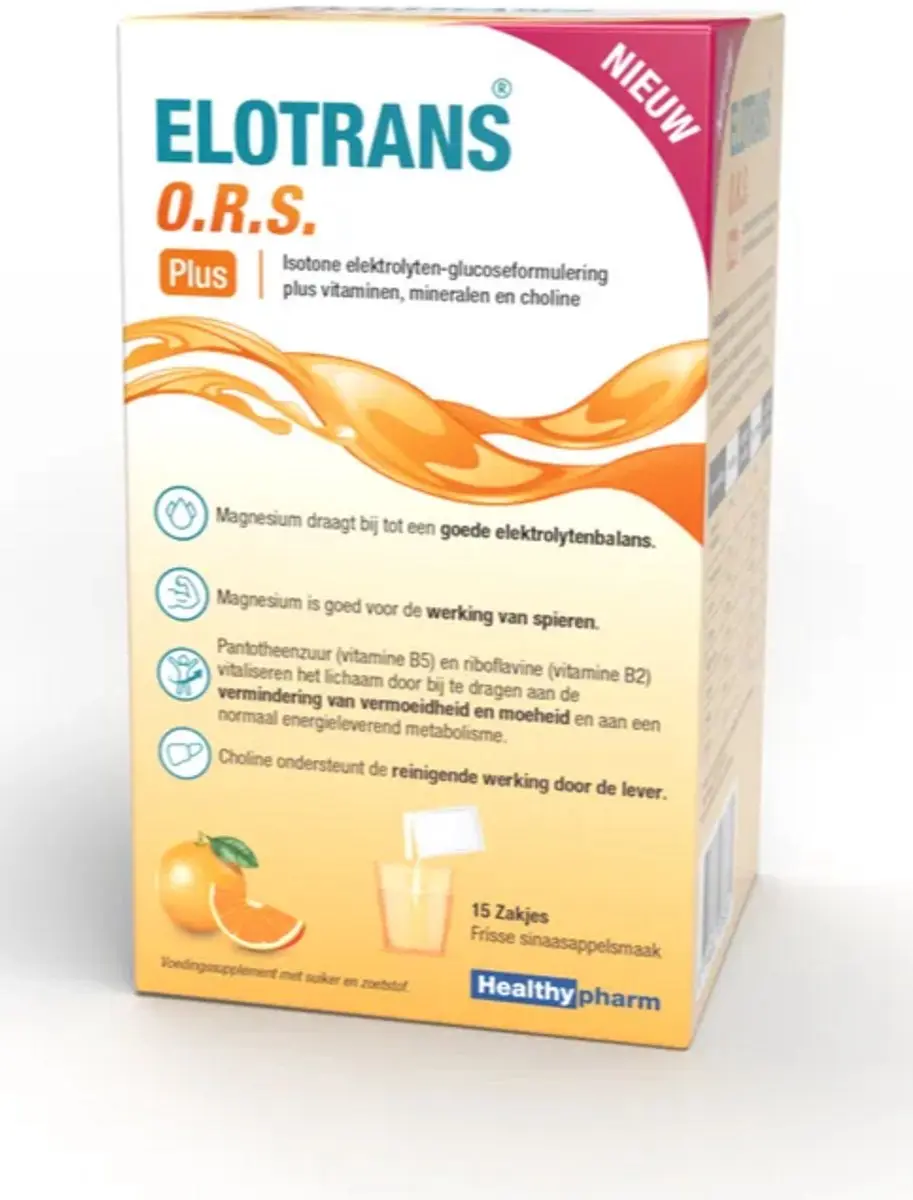 Healthypharm Elotrans O.R.S. Plus 15 Sachets