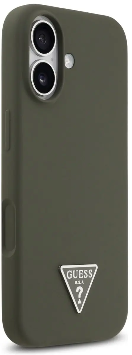GUESS Siliconen Driehoesje iPhone 17 - 1 Pasje - Zwart - afbeelding 3 van 6
