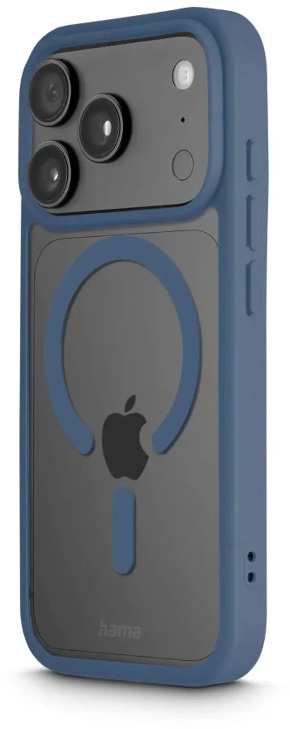Hama Frame Protect iPhone 18 Pro Telefoonhoesje - Transparant Blauw - 232463 - afbeelding 2 van 6