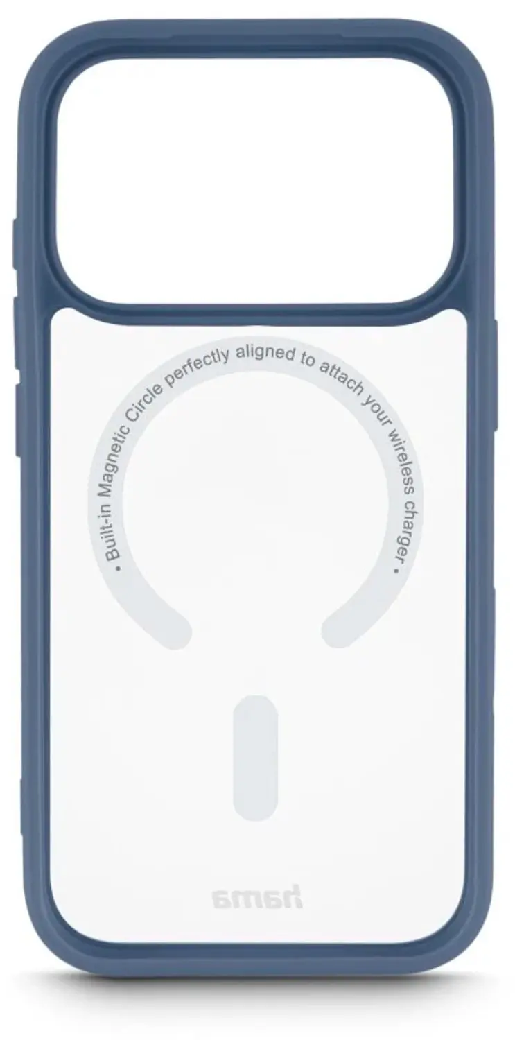 Hama Frame Protect iPhone 18 Pro Telefoonhoesje - Transparant Blauw - 232463 - afbeelding 4 van 6