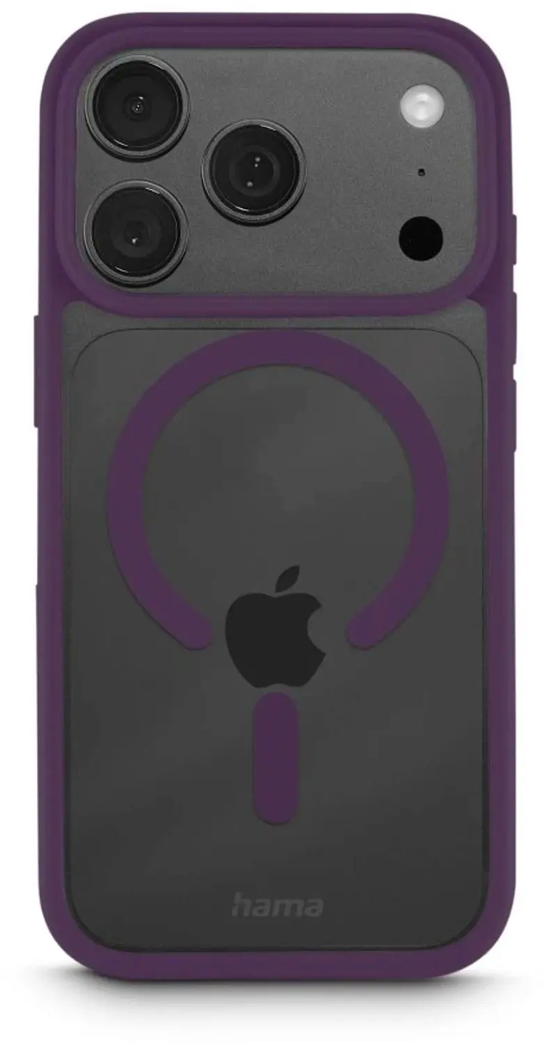 Hama Frame Protect iPhone 18 Pro Telefoonhoesje - Magnetisch - Transparant Rood - afbeelding 2 van 4