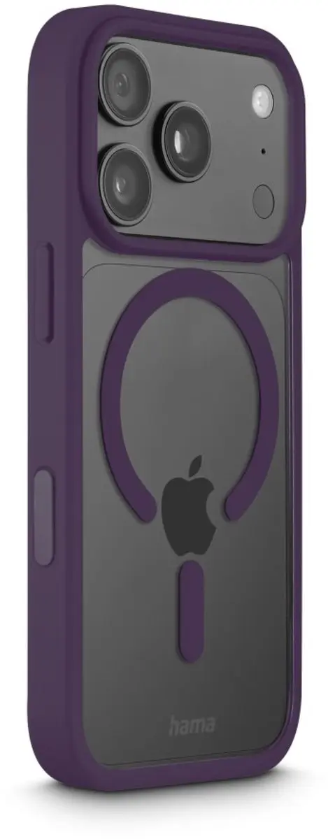 Hama Frame Protect iPhone 18 Pro Telefoonhoesje - Magnetisch - Transparant Rood - afbeelding 4 van 4