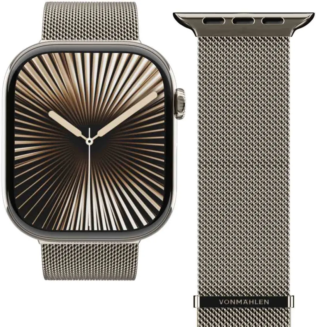Vonmählen Milanese Loop 2 Apple Watch Band - Desert Sand - afbeelding 3 van 6