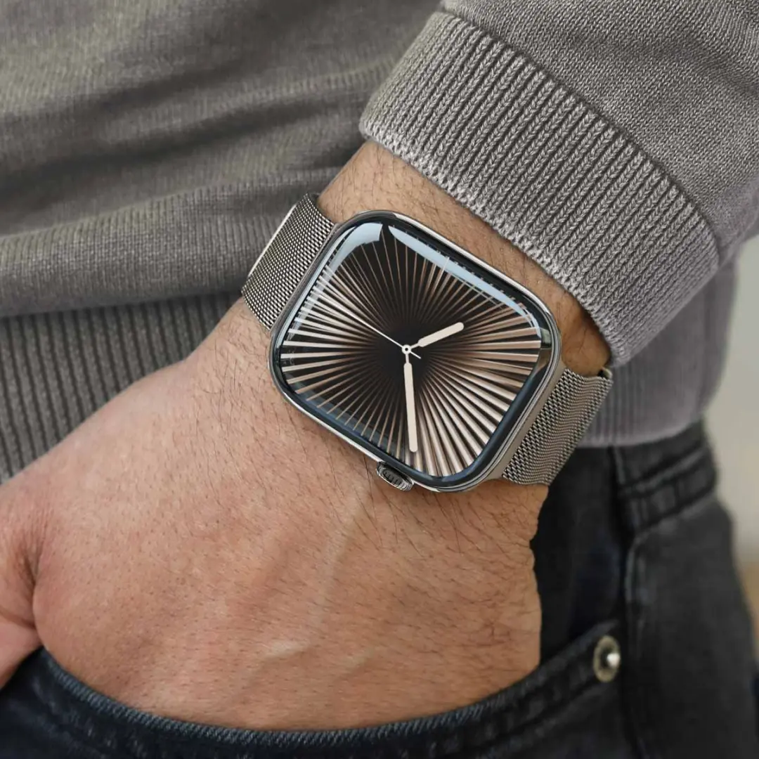 Vonmählen Milanese Loop 2 Apple Watch Band - Desert Sand - afbeelding 4 van 6