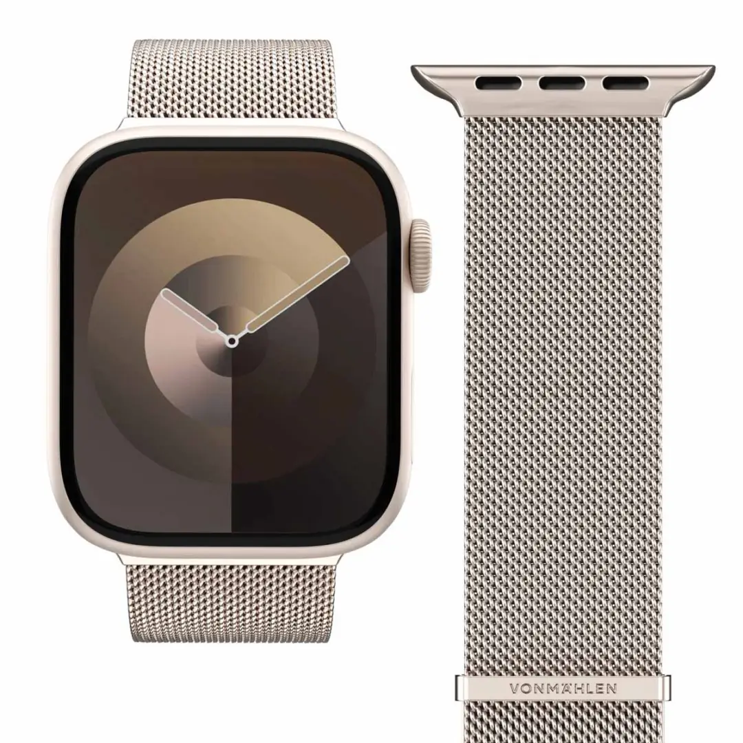 Vonmählen Milanese Loop 2 Apple Watch Band - Champagne - afbeelding 4 van 6