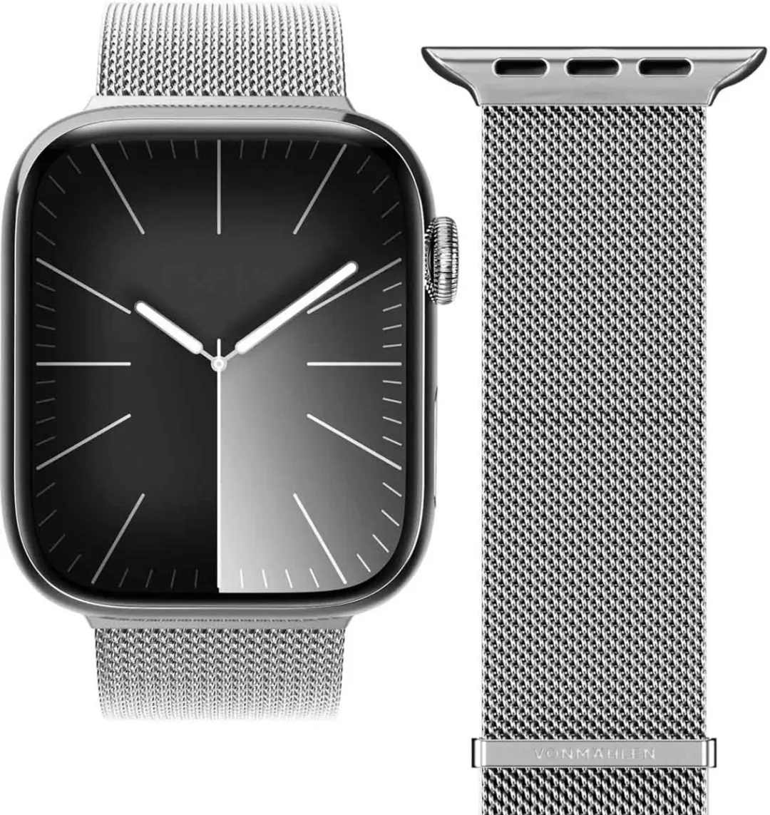 Vonmählen Milanese Loop 2 Apple Watch Band - Zilver - afbeelding 3 van 6