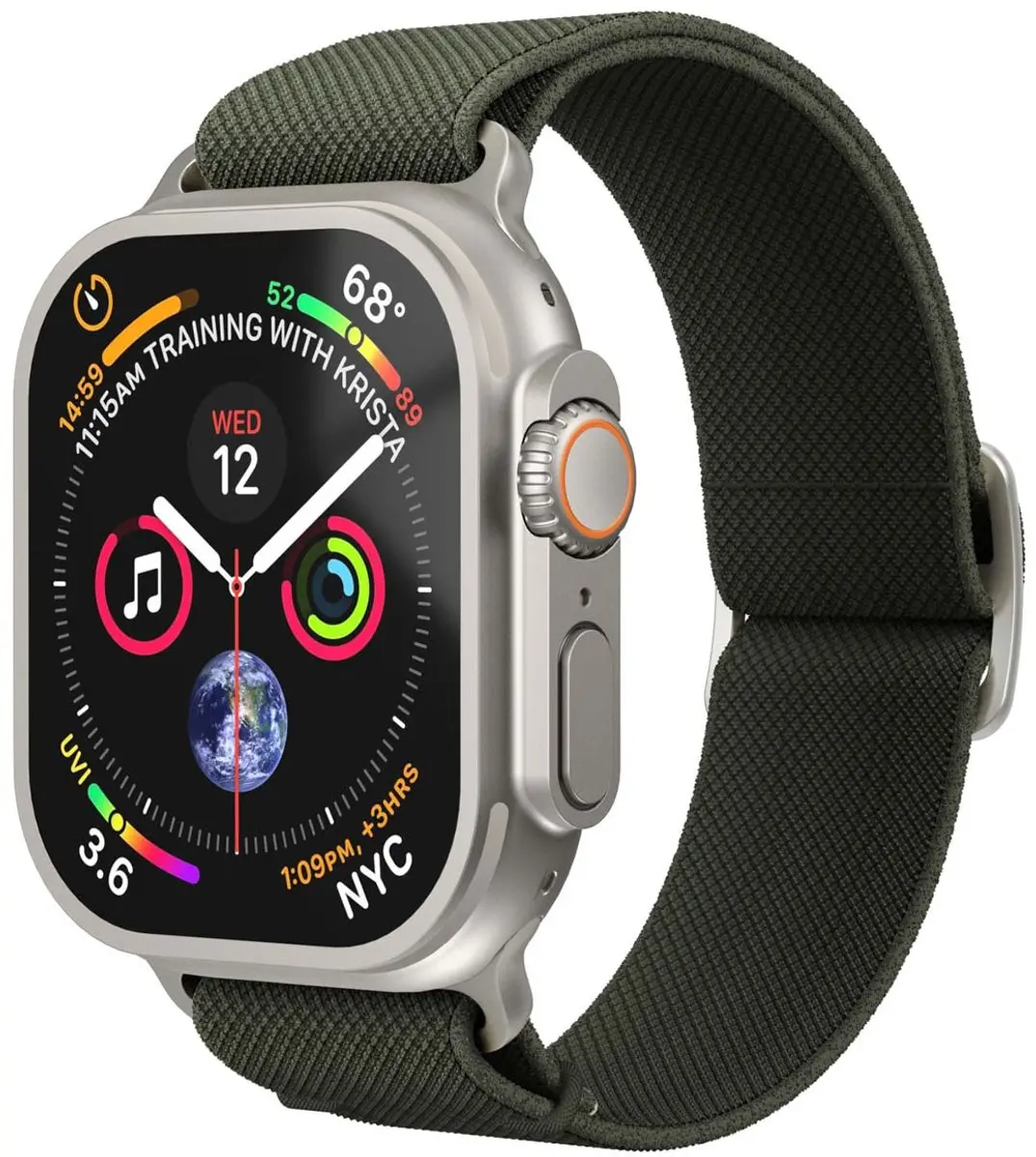 Vonmählen Classic Nylon Loop Bandje Apple Watch