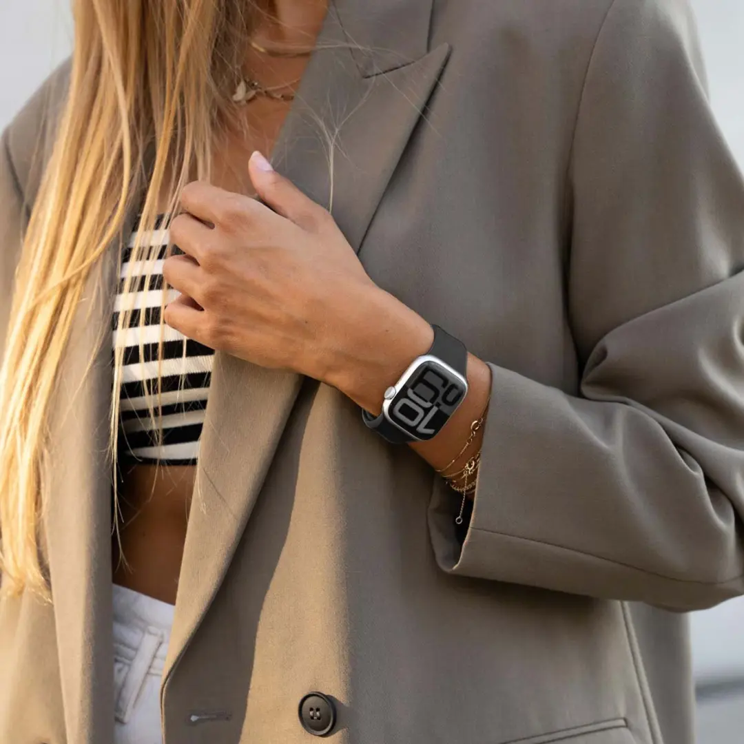Vonmählen Classic Band 2 Apple Watch Band - Zwart - afbeelding 5 van 6