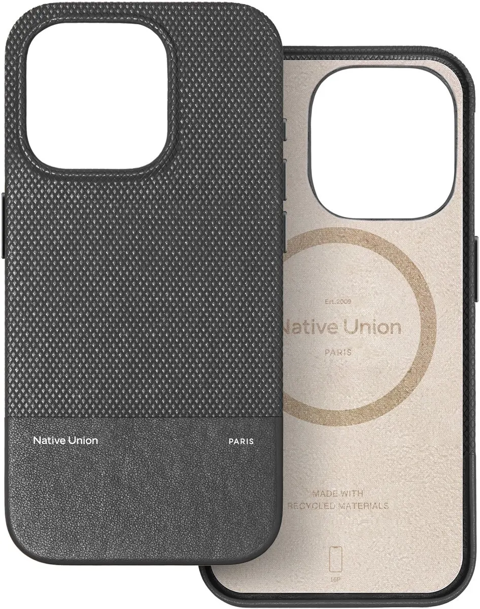 Native Union Classic MagSafe Beschermhoes iPhone 16 Pro - Zwart
