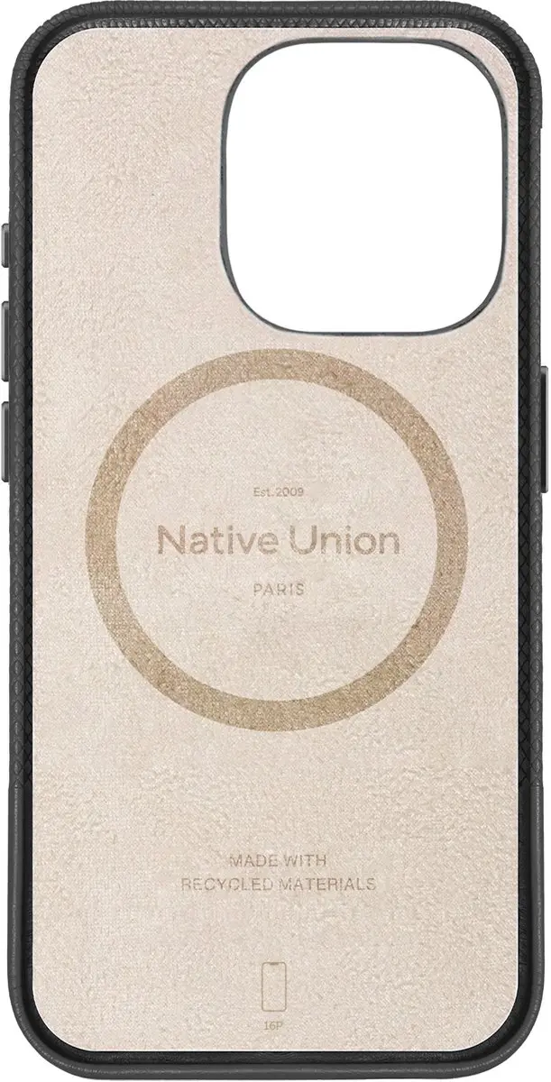 Native Union Classic MagSafe Beschermhoes iPhone 16 Pro - Zwart