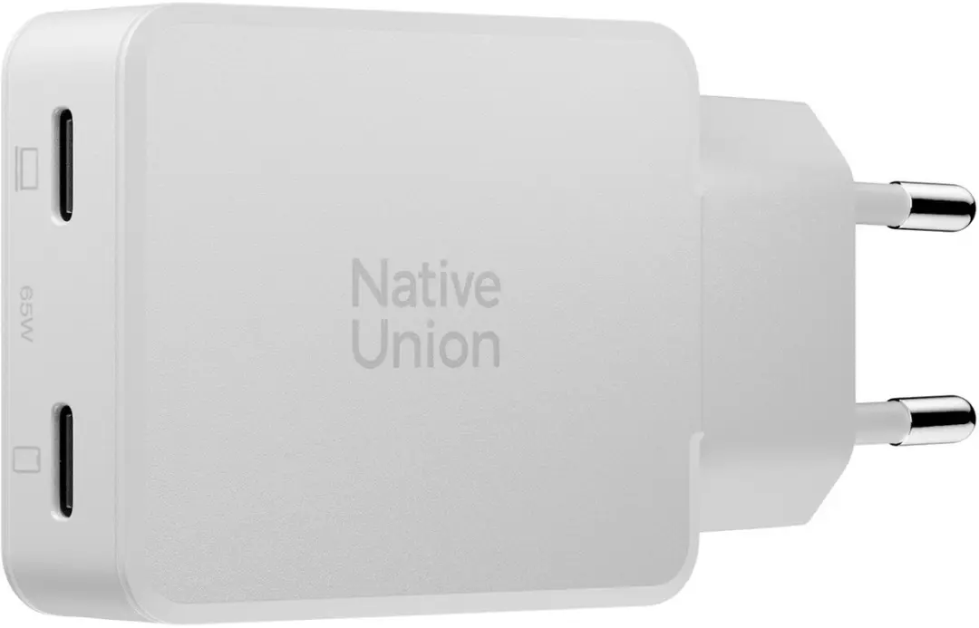 Native Union 2USB-C Wandlader 65W - Wit