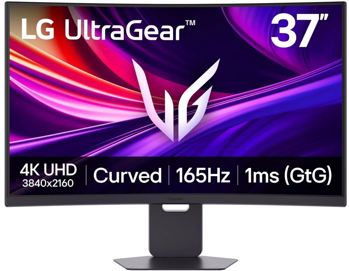 LG UltraGear 37G800A-B Curved Gaming Monitor 4K - 165Hz - VA - 37 inch