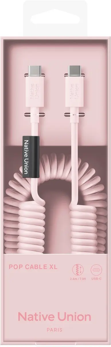 Native Union Pop Cable USB-C 2.4M 60W - Candy