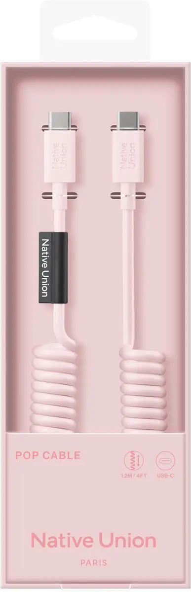 Native Union Pop Cable USB-C naar USB-C 1.2M 60W - Candy