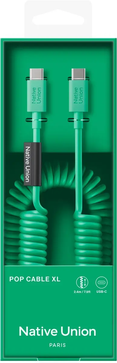 Native Union Pop Cable USB-C 2.4M 60W Pine