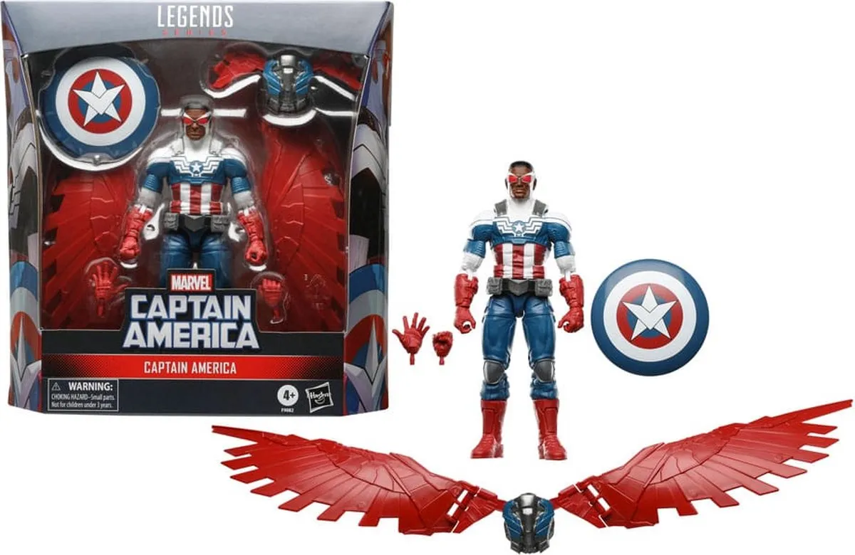 Marvel Legends Captain America Symbol of Truth F3420 - 15cm - Multicolor