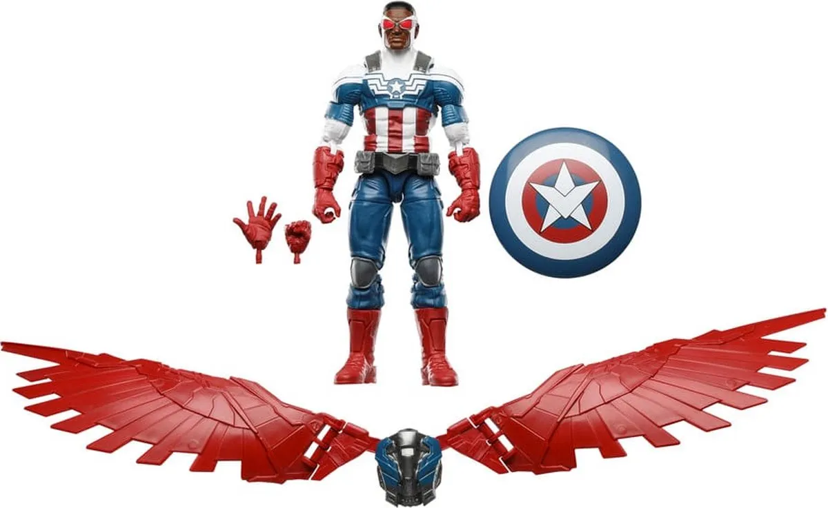 Marvel Legends Captain America Symbol of Truth F3420 - 15cm - Multicolor - afbeelding 6 van 6