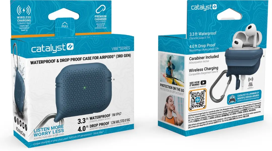 Catalyst Vibe Case Apple AirPods (3e Gen) - Blauw - afbeelding 3 van 6