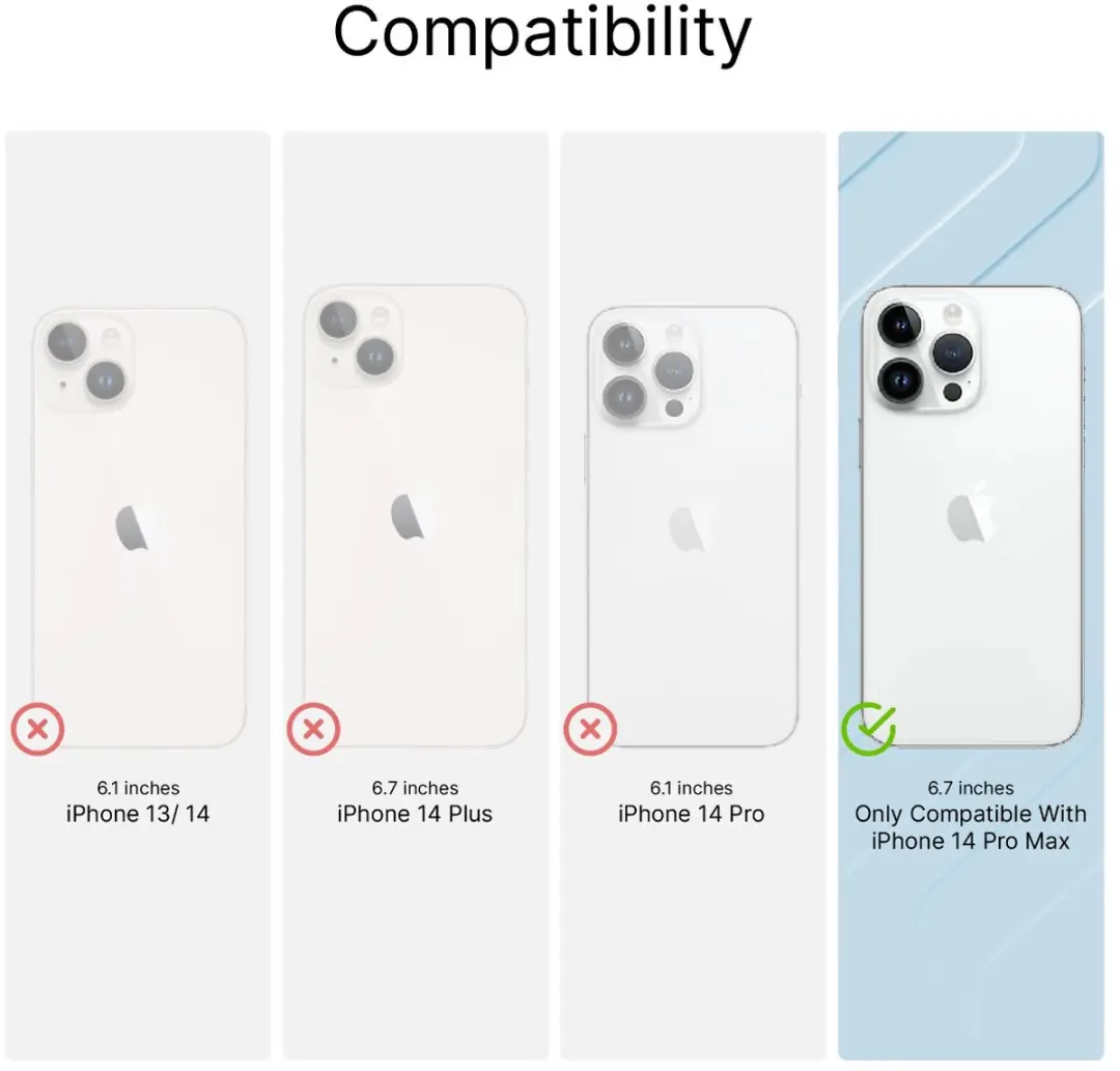 Catalyst Influence Case iPhone 14 Pro Max CATDRPH14CLRLP - Transparent - afbeelding 4 van 6