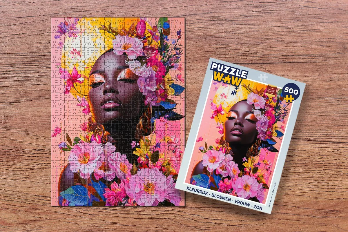 PuzzleWow Kleurrijk Bloemen Legpuzzel 500 Stuks