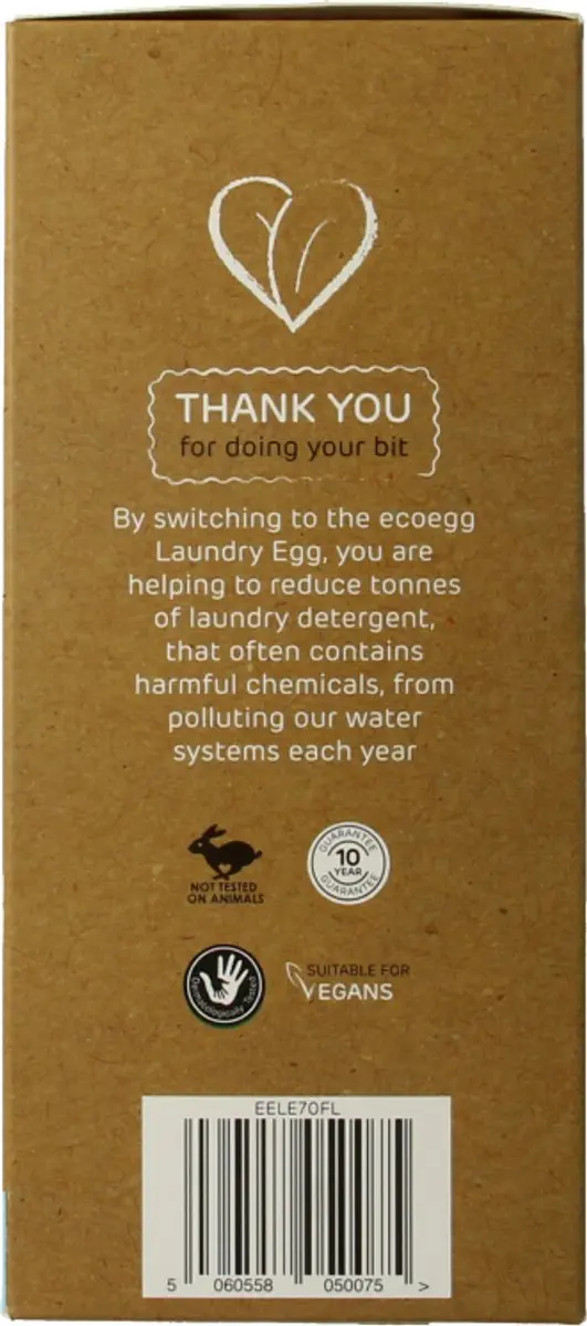 Eco Egg Wasballen Ei Fresh Linen - 70 Wasbeurten - afbeelding 6 van 6