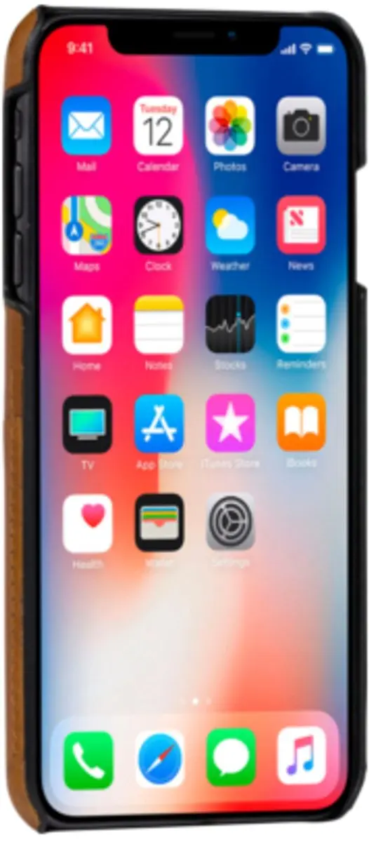 dbramante1928 Tune CC Hoesje iPhone XS Max - bruin TCXPGT000916