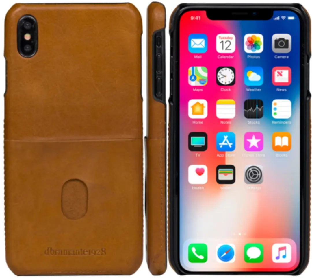 dbramante1928 Tune CC Hoesje iPhone XS Max - bruin TCXPGT000916