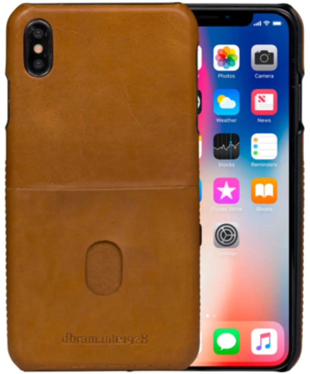 dbramante1928 Tune CC Hoesje iPhone XS Max - bruin TCXPGT000916