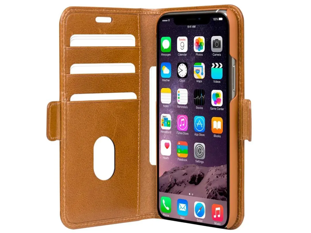 dbramante1928 iPhone 11 Pro Max Leer Hoesje - Effen Cognac - 4 Pasjes