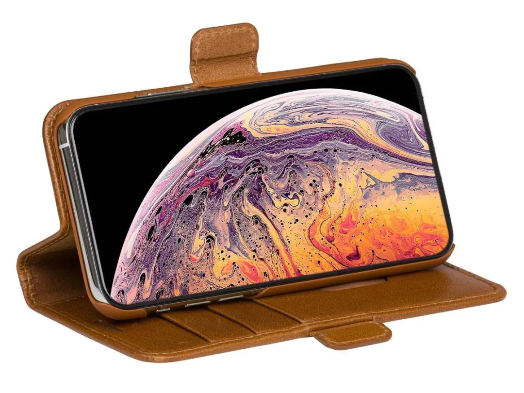 dbramante1928 iPhone 11 Pro Max Leer Hoesje - Effen Cognac - 4 Pasjes