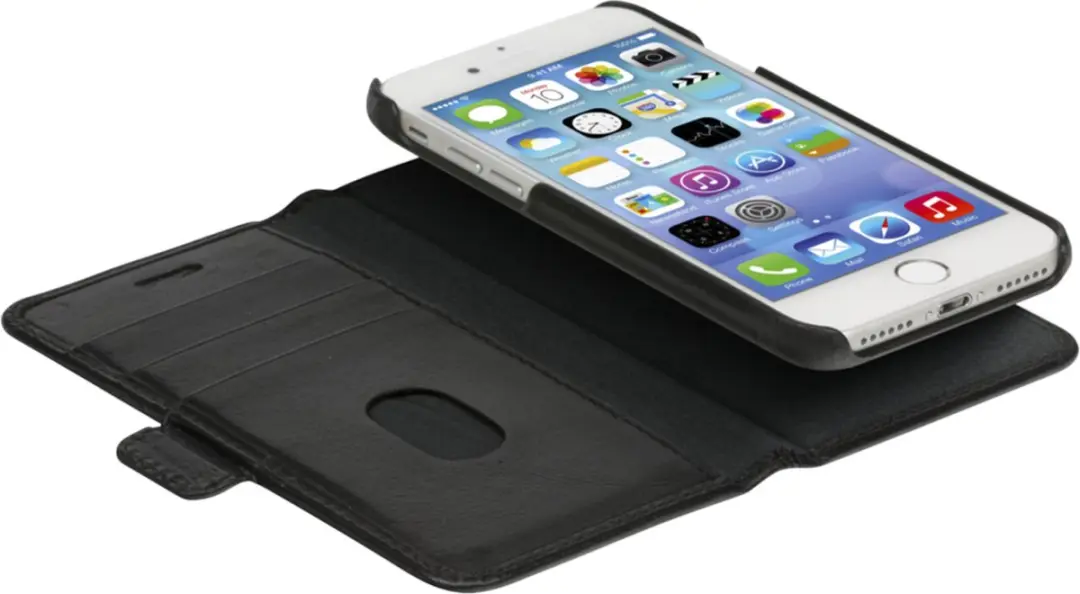 dbramante1928 Lynge Hoesje iPhone 6/6s/7/8/SE - 4 Pasjes - Zwart
