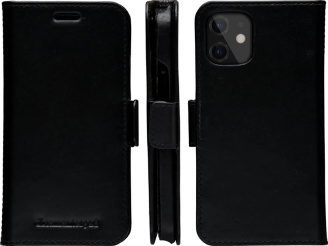 dbramante1928 iPhone 12 Mini Boekhoesje LY54GTBL1178 - Zwart - 4 Pasjes