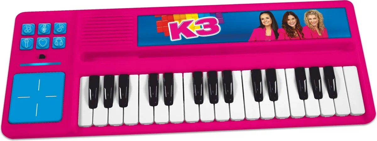 K3 Speelgoedpiano met Drumpad