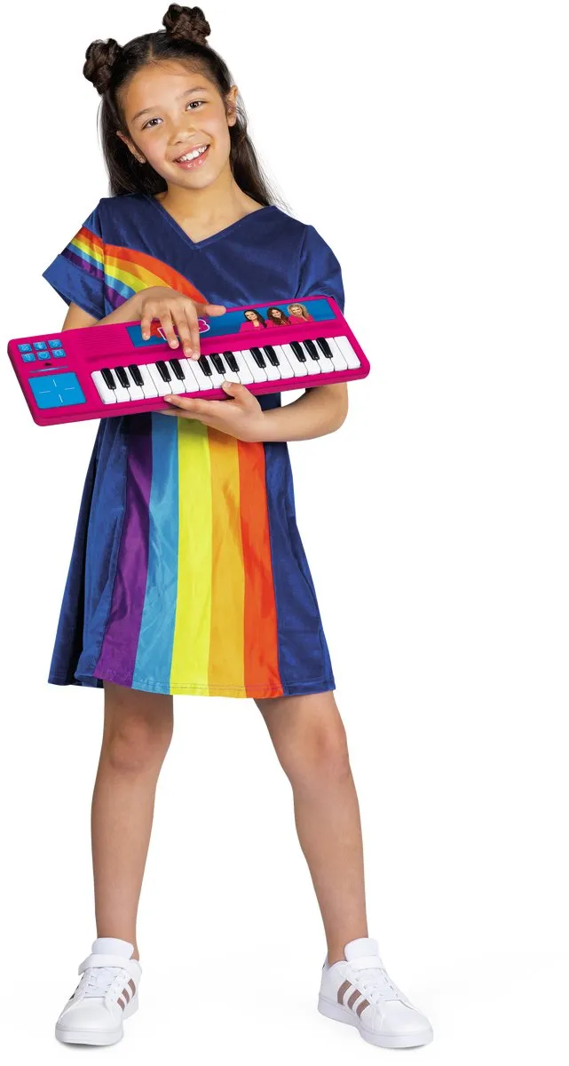 K3 Speelgoedpiano met Drumpad - Roze/Blauw - 3x AAA Batterijen