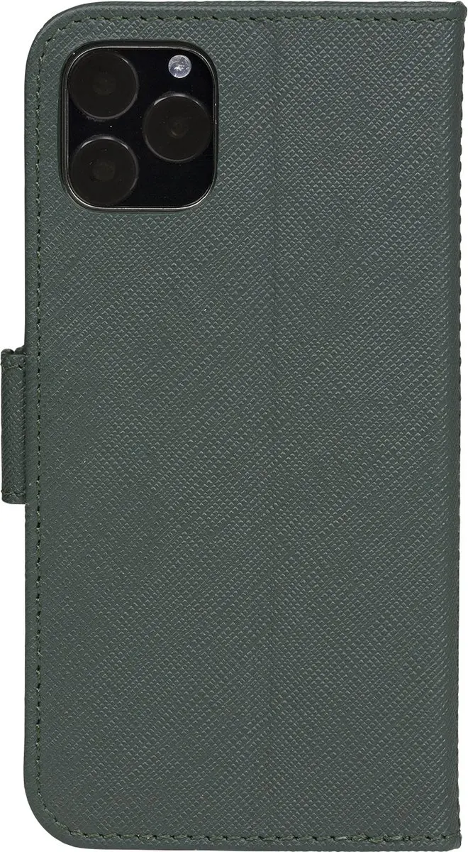 dbramante1928 iPhone 11 Pro Hoesje - Effen Donkergroen Leer