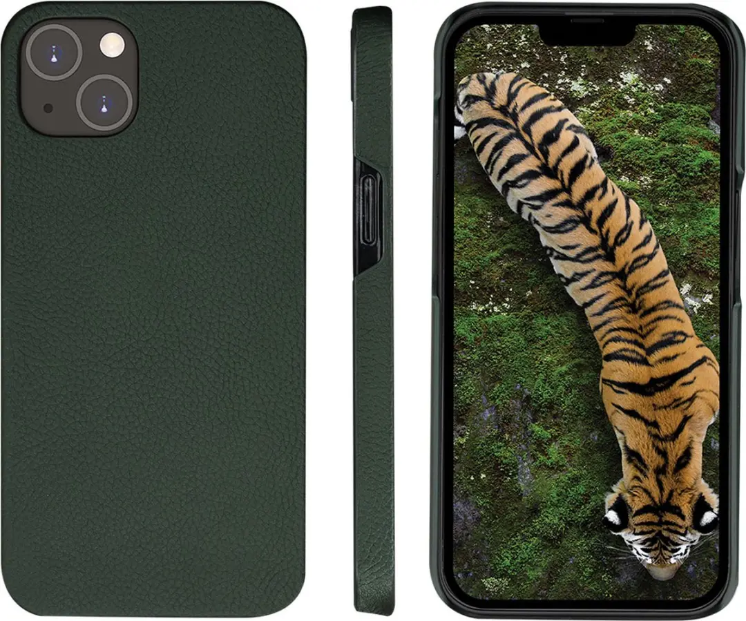 dbramante1928 iPhone 14 Plus Bookcase Hoesje - Effen Donkergroen