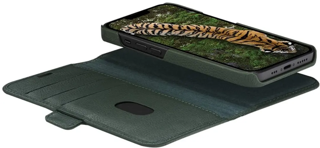 dbramante1928 New York Magnetic Wallet NY61EVGR5570 - iPhone 12 Pro - 4 Pasjes - Evergreen